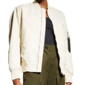 Rag & Bone Off-White Manston Bomber Size Medium